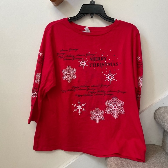 size XL, bust up to 42” inches, holidays and Christmas shirt, USA 🇺🇸 made, new - Picture 6 of 11